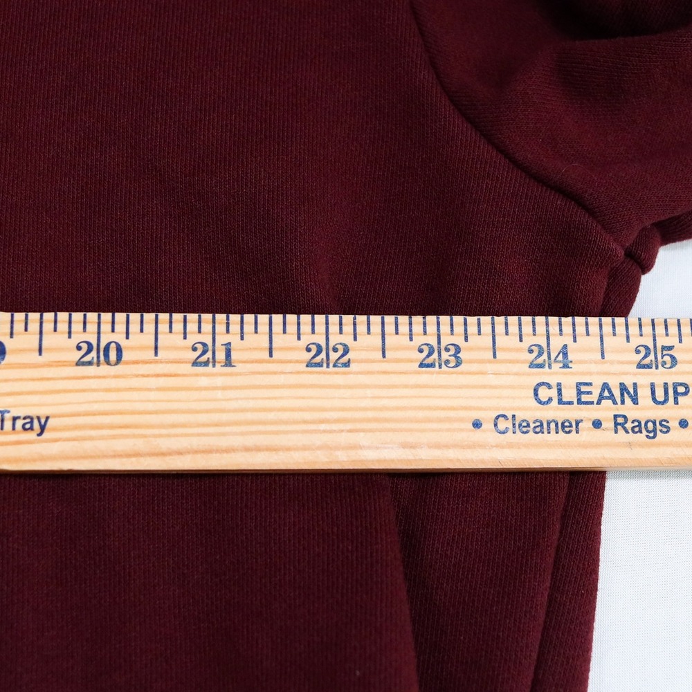 Under Armour Project Rock SS Sweatshirt Mens L Maroon Iron Paradise Barbell Club - Picture 9 of 11